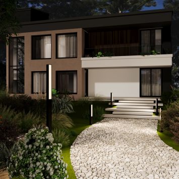 Ландшафтный светильник Outdoor O470FL-L20GF3K MAYTONI Blitz Графит