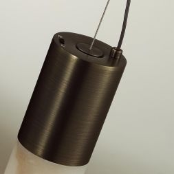 Подвесной светильник ODEON LIGHT 6686/25L MARBELLA темная латунь/белый