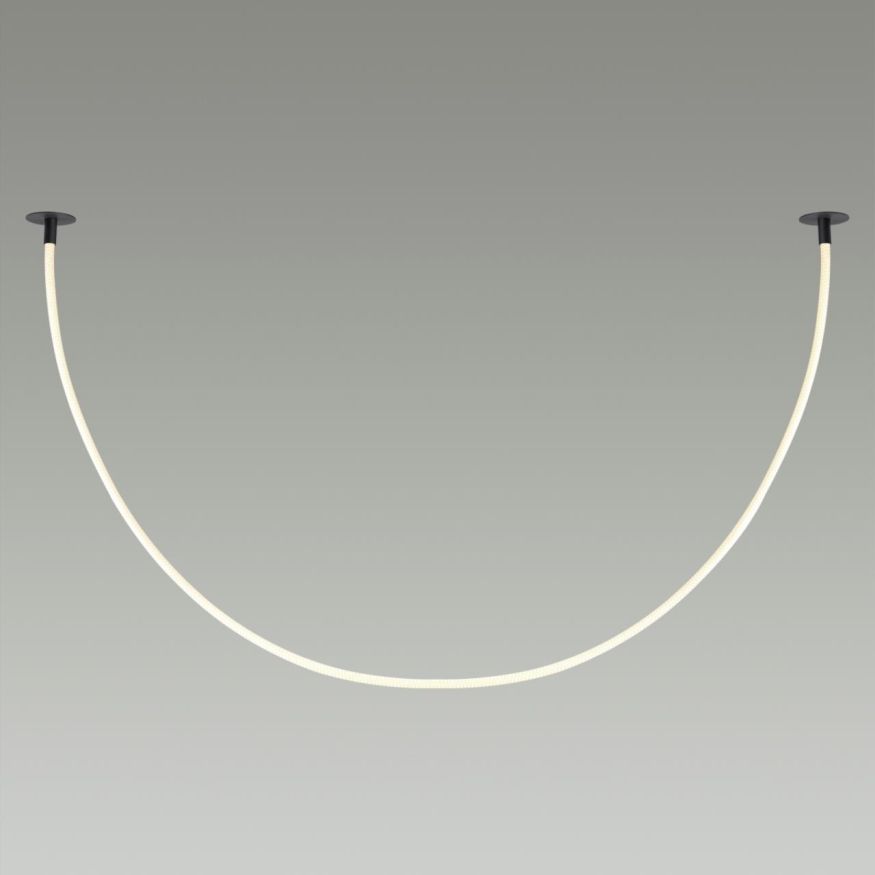 Потолочный/подвесной встаиваемый ODEON LIGHT 4391/40CL CORDA черный