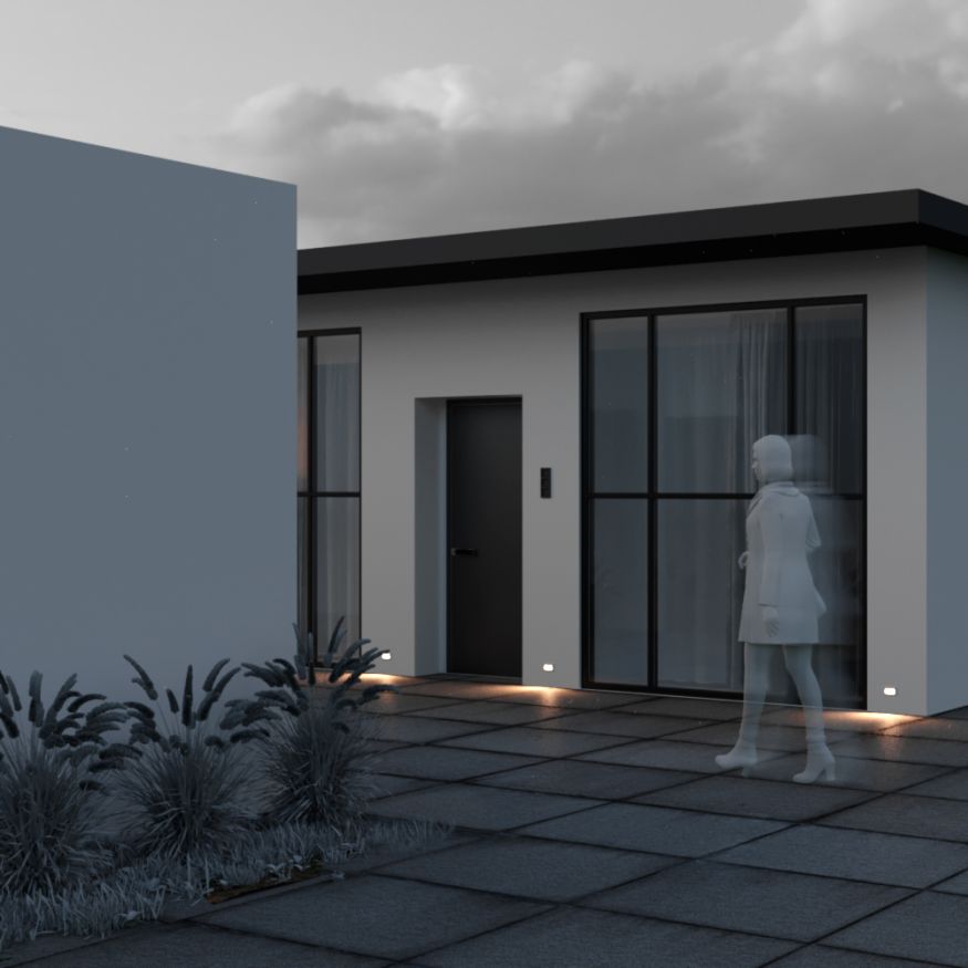 Подсветка для лестниц Outdoor O045SL-L3W3K MAYTONI Bosca Белый