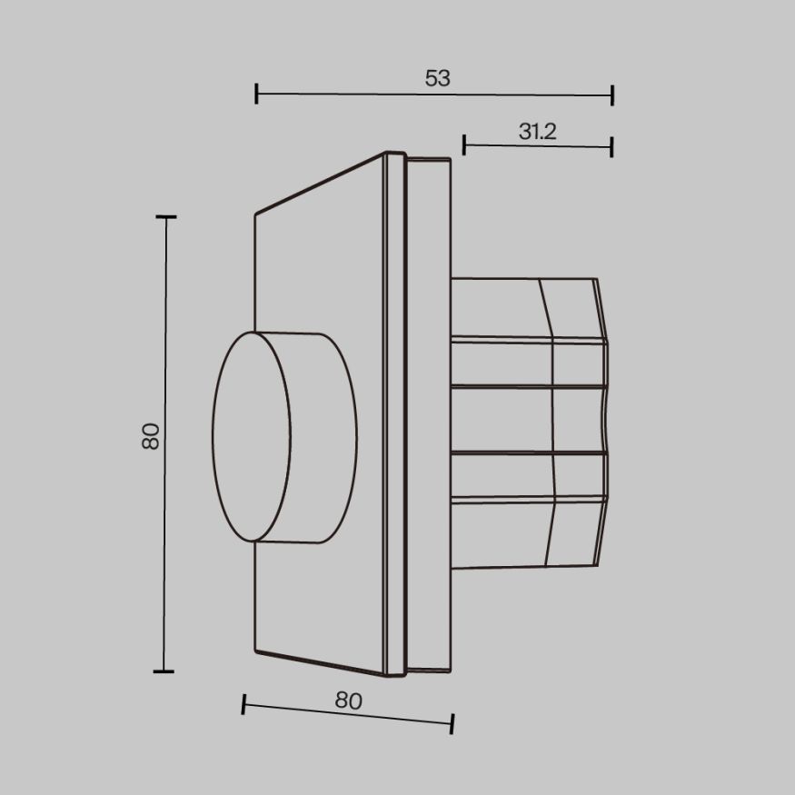 Роторная панель управления Lighting control 721038 Lighting control Панели управления Черный