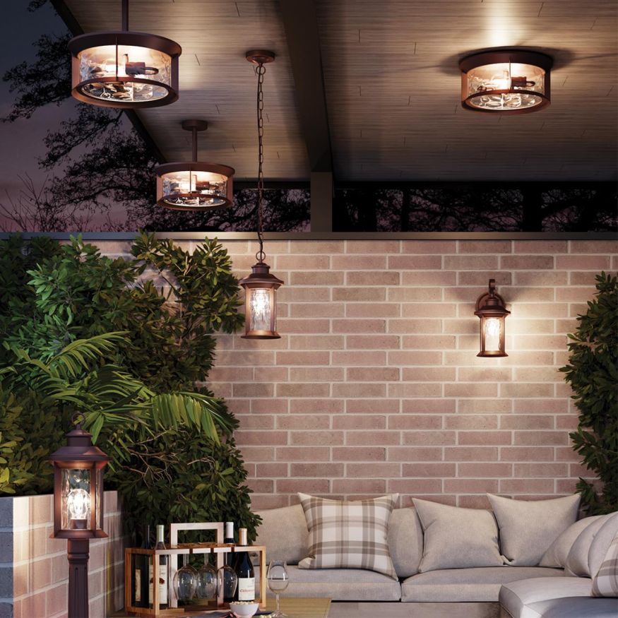 Ландшафтный подвес ODEON LIGHT 4961/1 MAVRET темно-коричневый/прозрачный