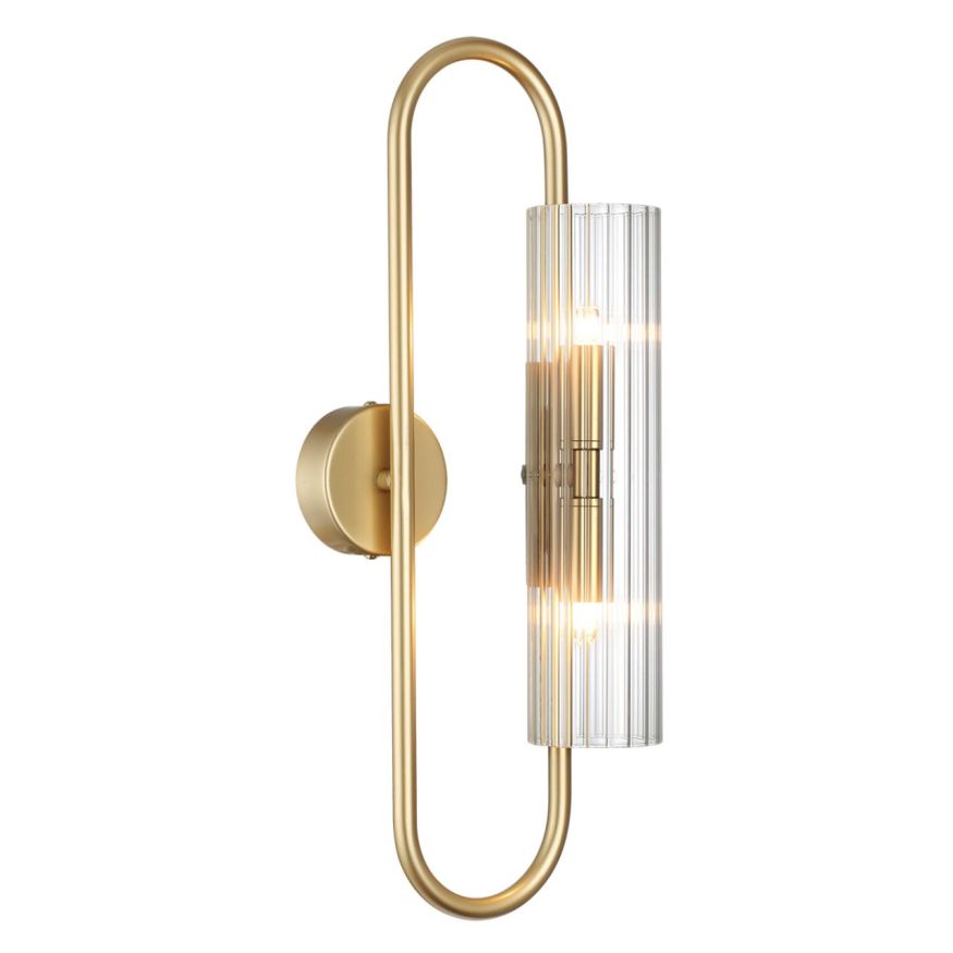 Бра LUMION 6560/2W TORONTO золотой, прозрачный