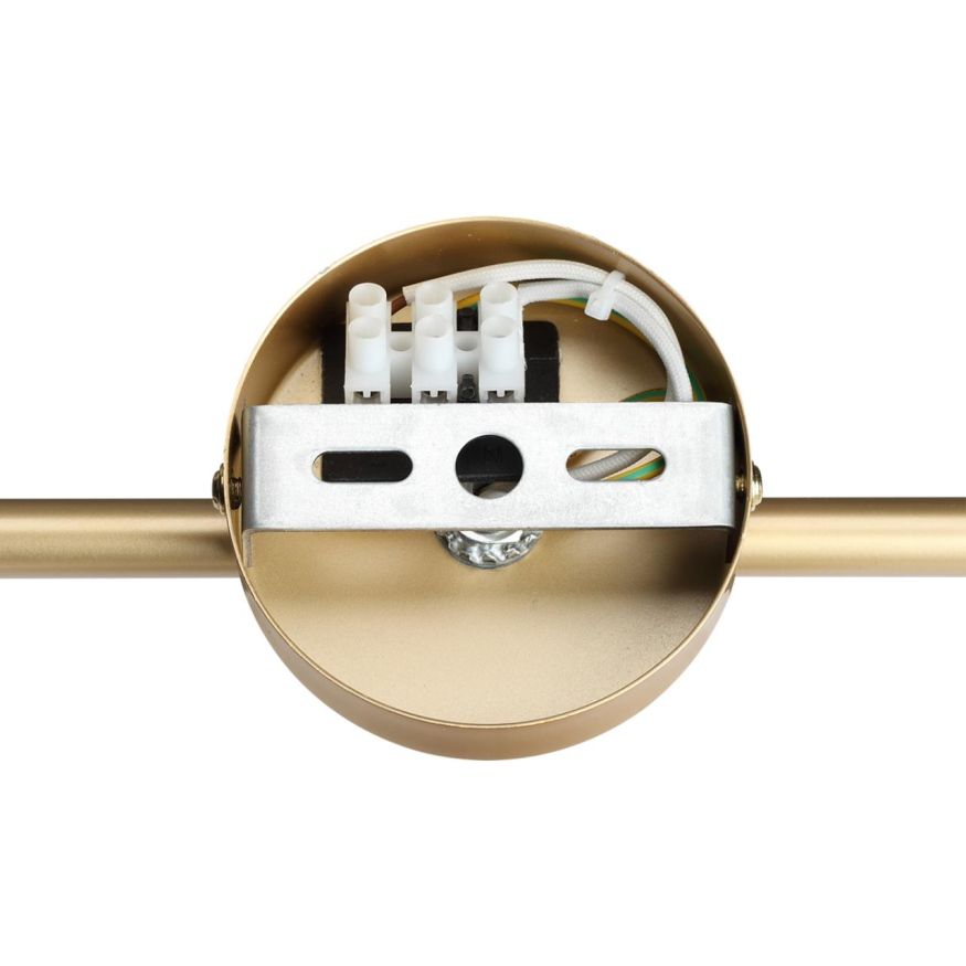 Бра LUMION 6560/2W TORONTO золотой, прозрачный