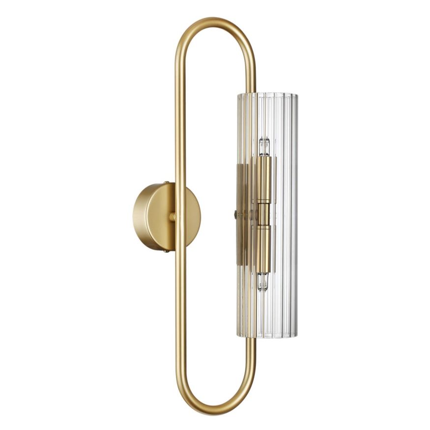 Бра LUMION 6560/2W TORONTO золотой, прозрачный