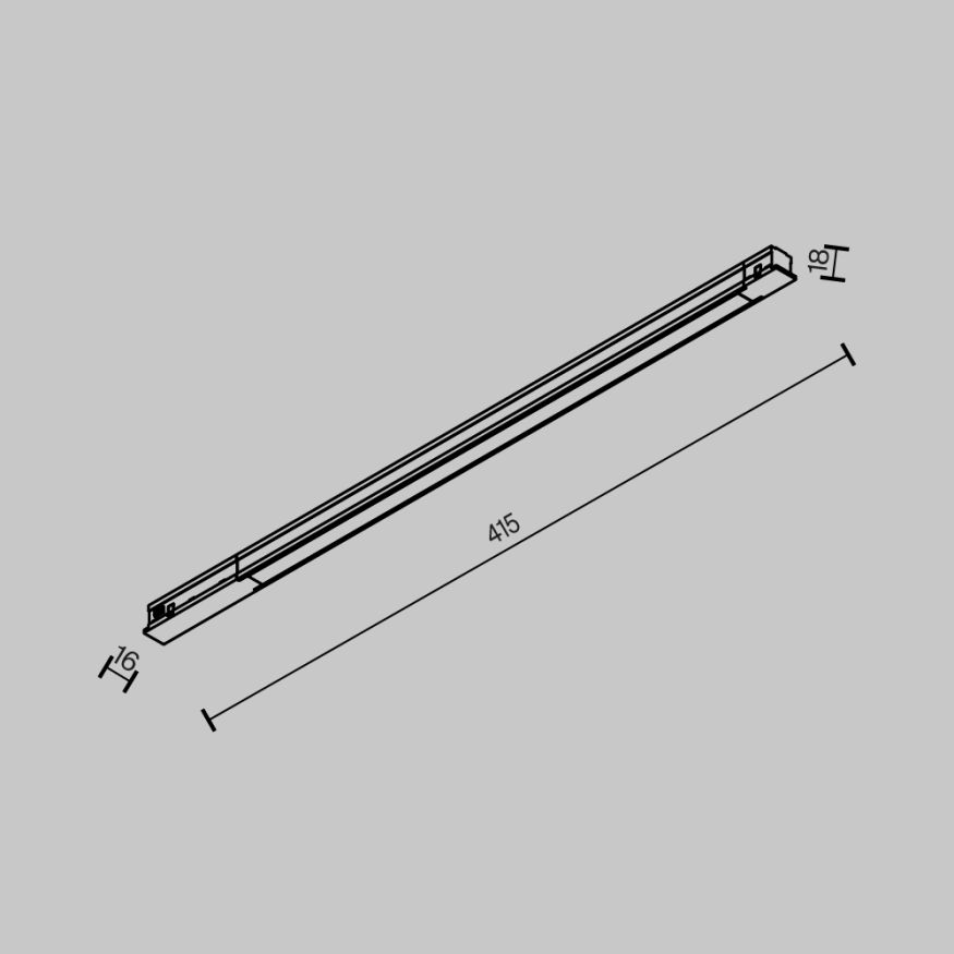 Трековый светильник Technical TR231-2-10W3K-B MAYTONI Basis Черный