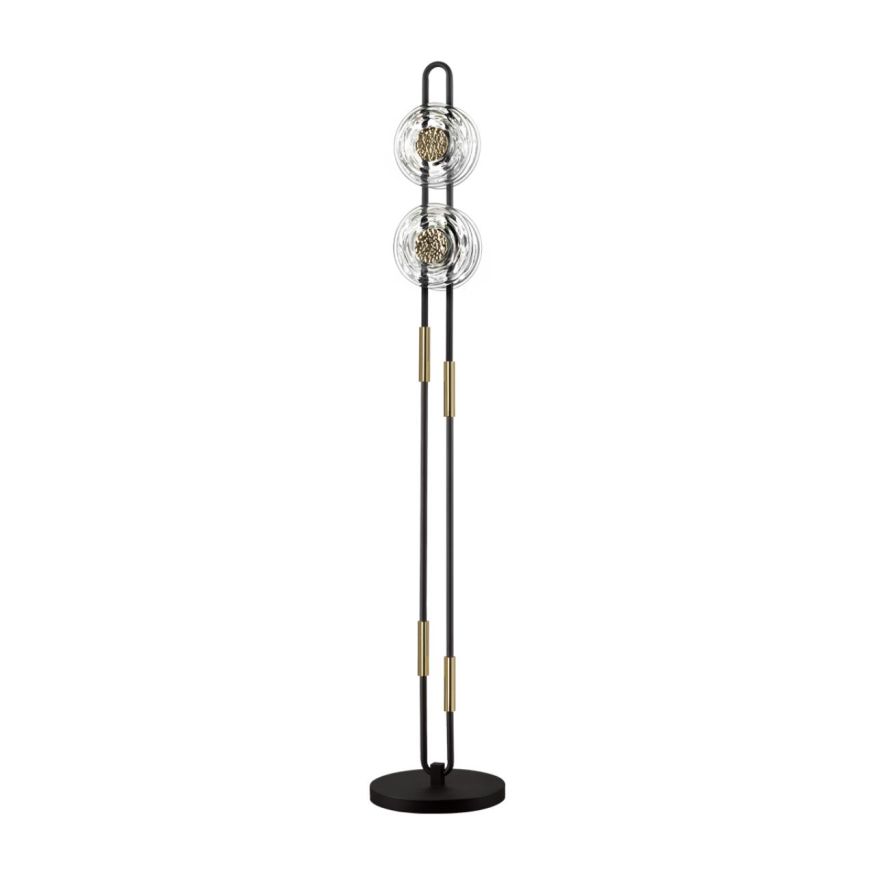 Торшер ODEON LIGHT EXCLUSIVE 5407/23FL MAGNET черный/золотой