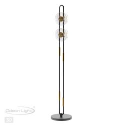 Торшер ODEON LIGHT EXCLUSIVE 5407/23FL MAGNET черный/золотой