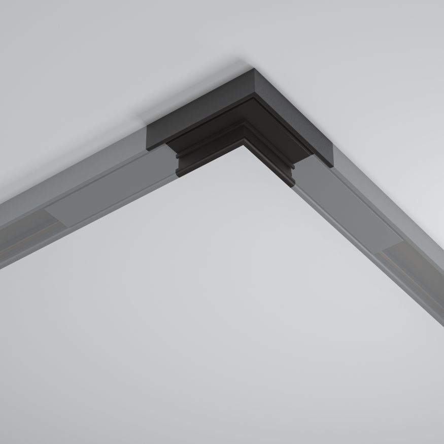 Комплектующие для накладной трековой системы Technical TRA172CL-11B MAYTONI Accessories for tracks Basity Черный