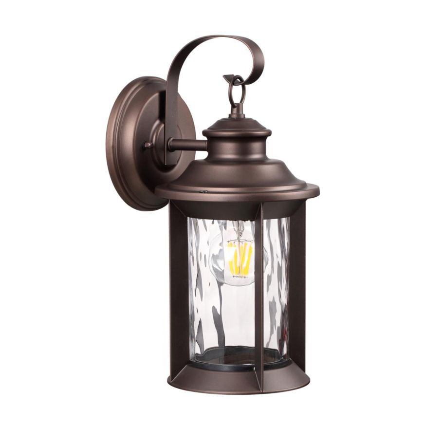 Ландшафтный настенный светильник ODEON LIGHT 4961/1W MAVRET темно-коричневый/прозрачный