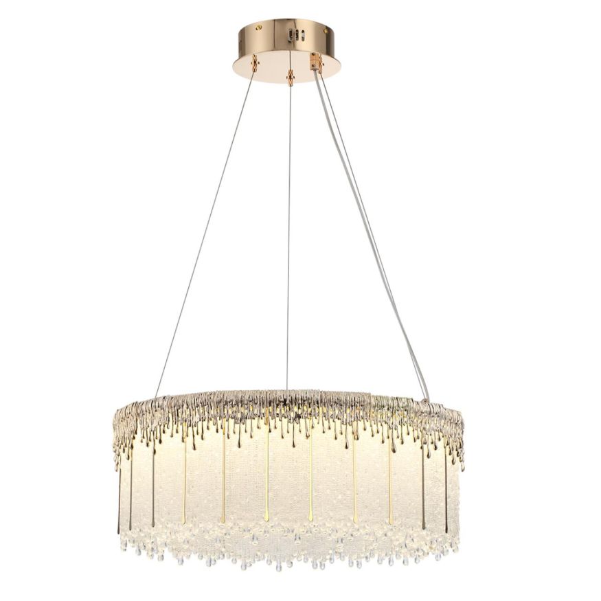 Люстра ODEON LIGHT 5091/60L CLEO золотой/прозрачный/стекло