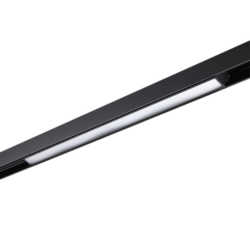 Трековый светильник для низковольного шинопровода диммируемый с пультом ДУ, со сменой цв. температур NOVOTECH 358616 FLUM черный