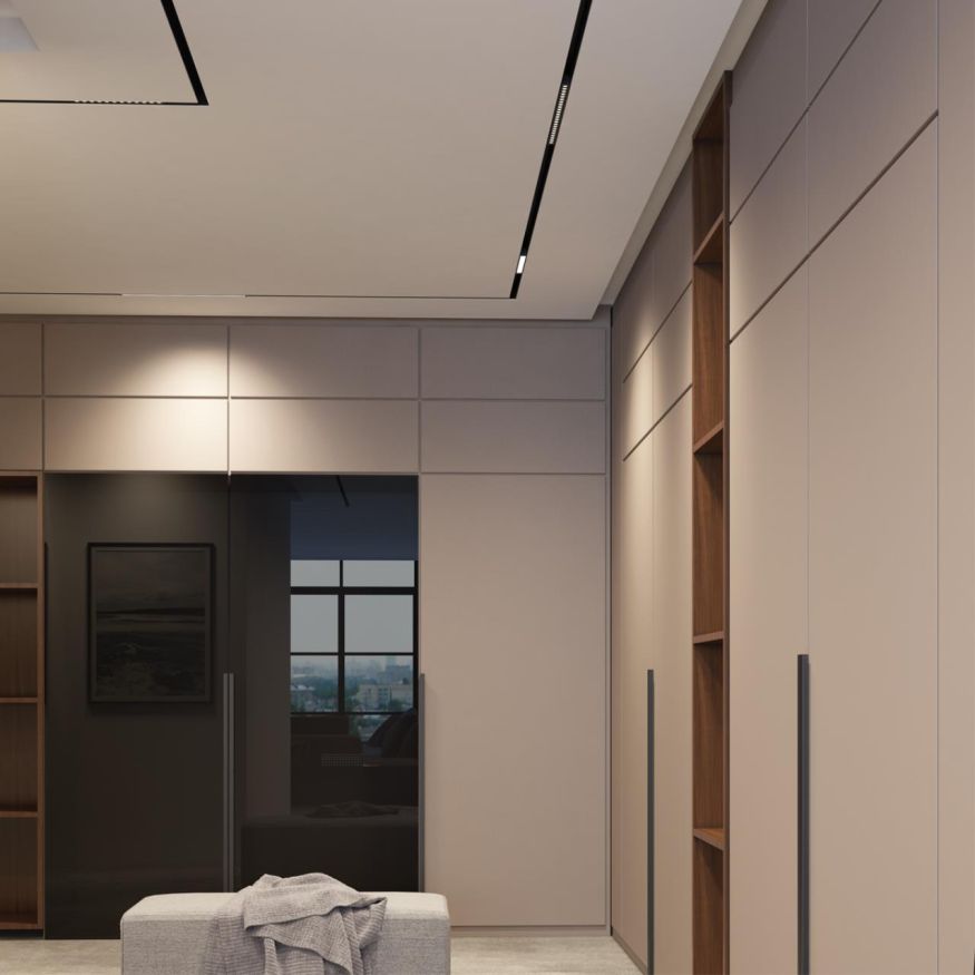 Трековый светильник для низковольного шинопровода диммируемый с пультом ДУ, со сменой цв. температур NOVOTECH 358616 FLUM черный