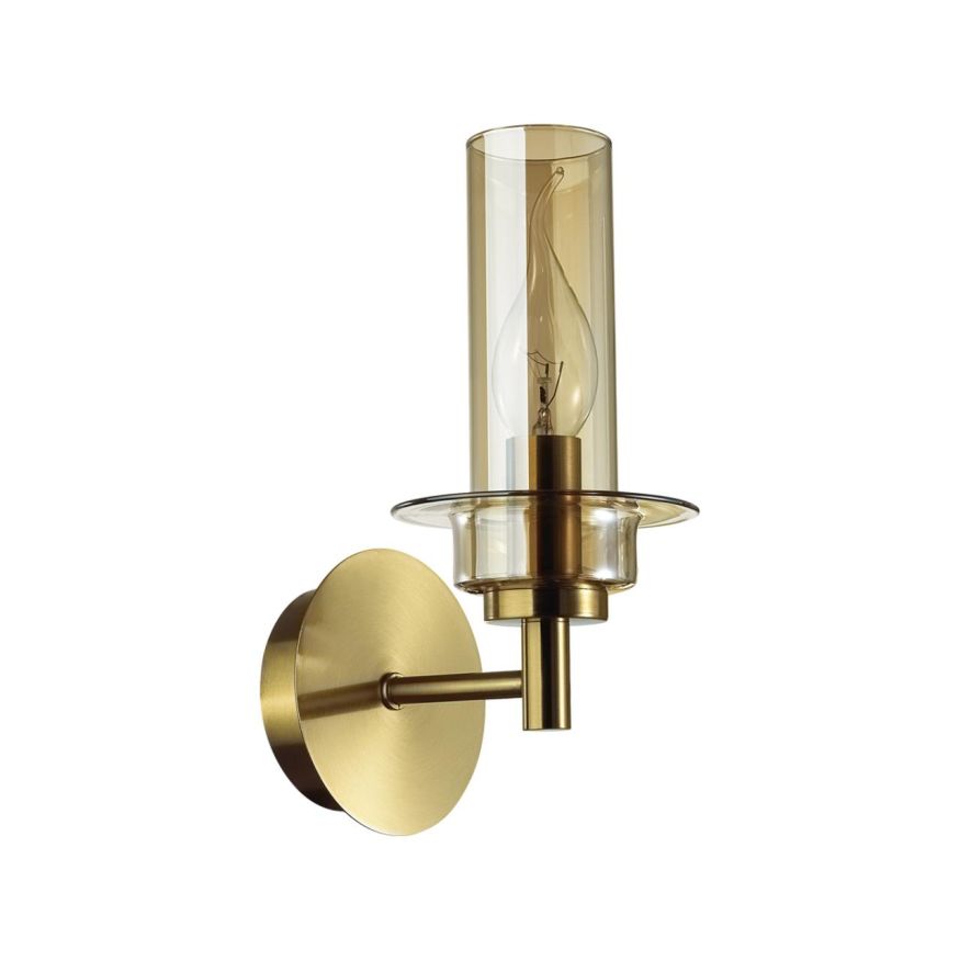 Бра LUMION 6554/1W MADONNA бронза, коньячный