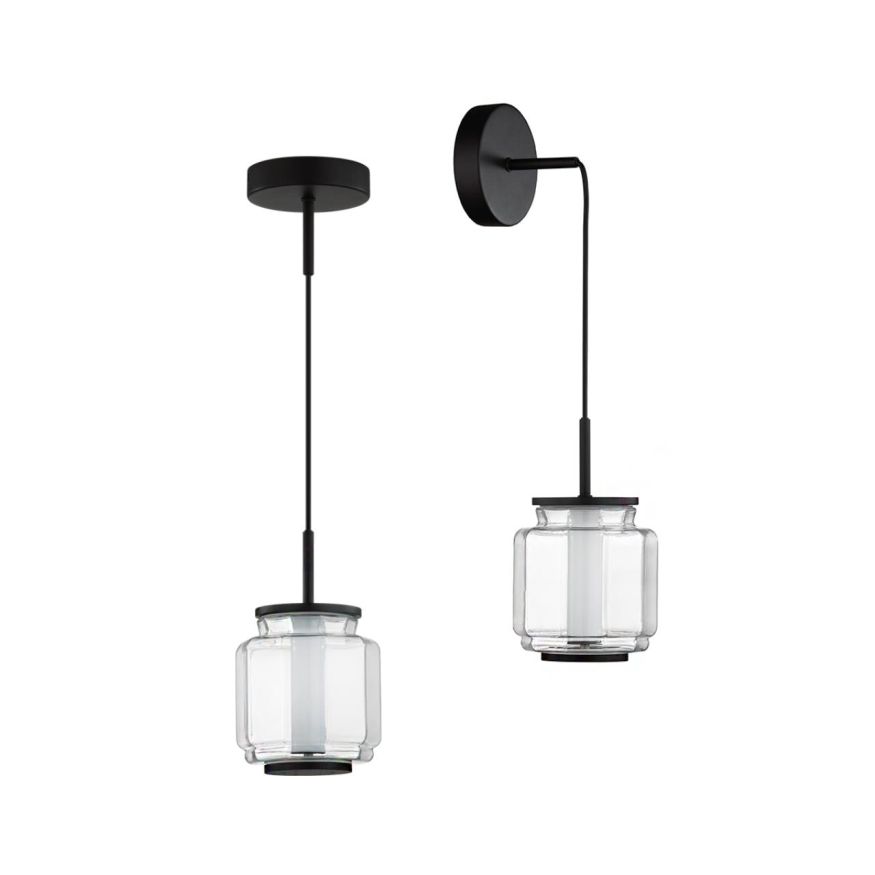 Подвес ODEON LIGHT EXCLUSIVE 5409/5L JAM черный/прозрачный