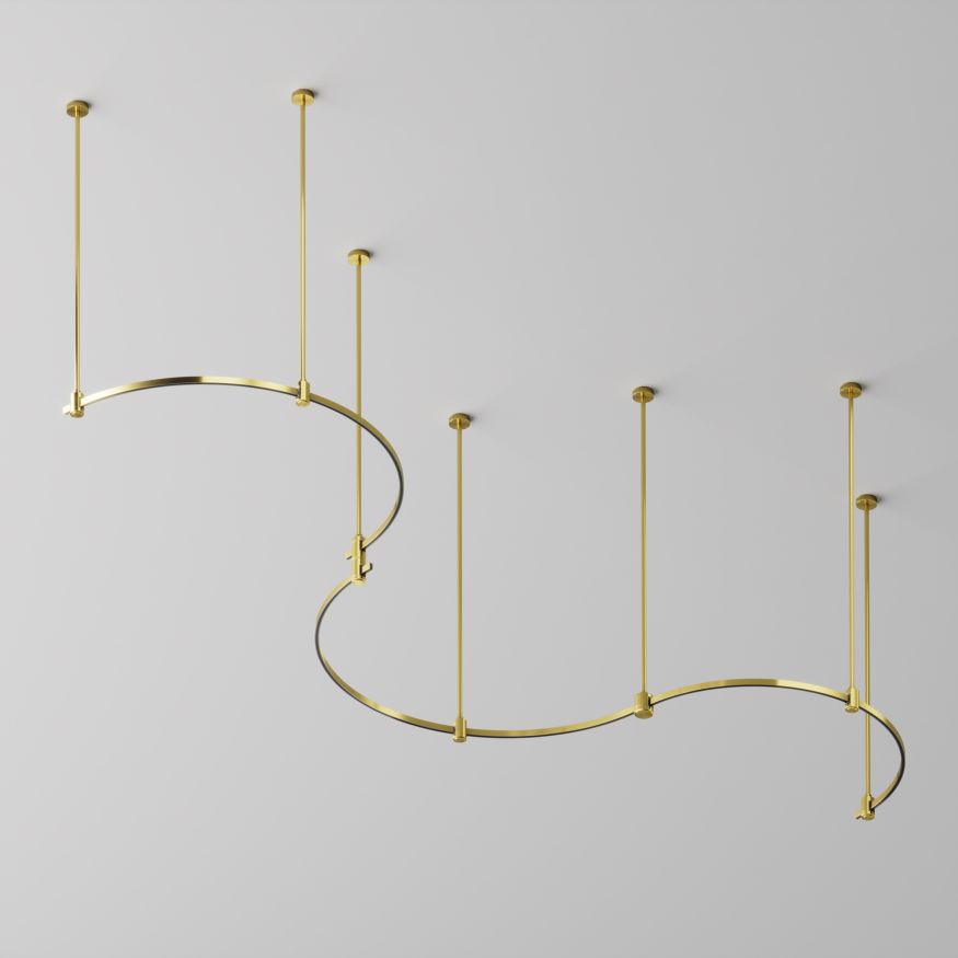 Шинопровод накладной/подвесной Technical TRX154-SR-D650-BS MAYTONI Busbar trunkings Flarity Латунь