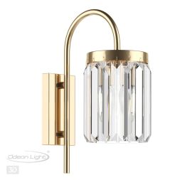 Настенный светильник ODEON LIGHT 4987/1W VASSA золотой/хрусталь