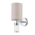 Бра LUMION 6585/1W ARNIKA хром, бежевый