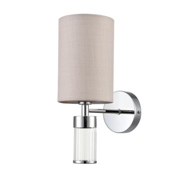 Бра LUMION 6585/1W ARNIKA хром, бежевый