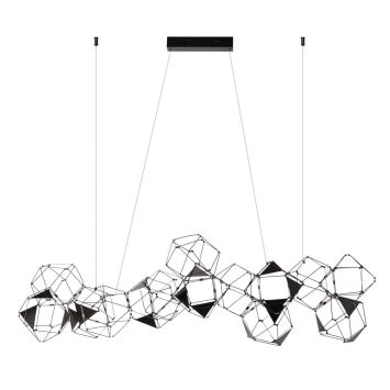 Люстра ODEON LIGHT 5087/64L TRELLIS черный хром