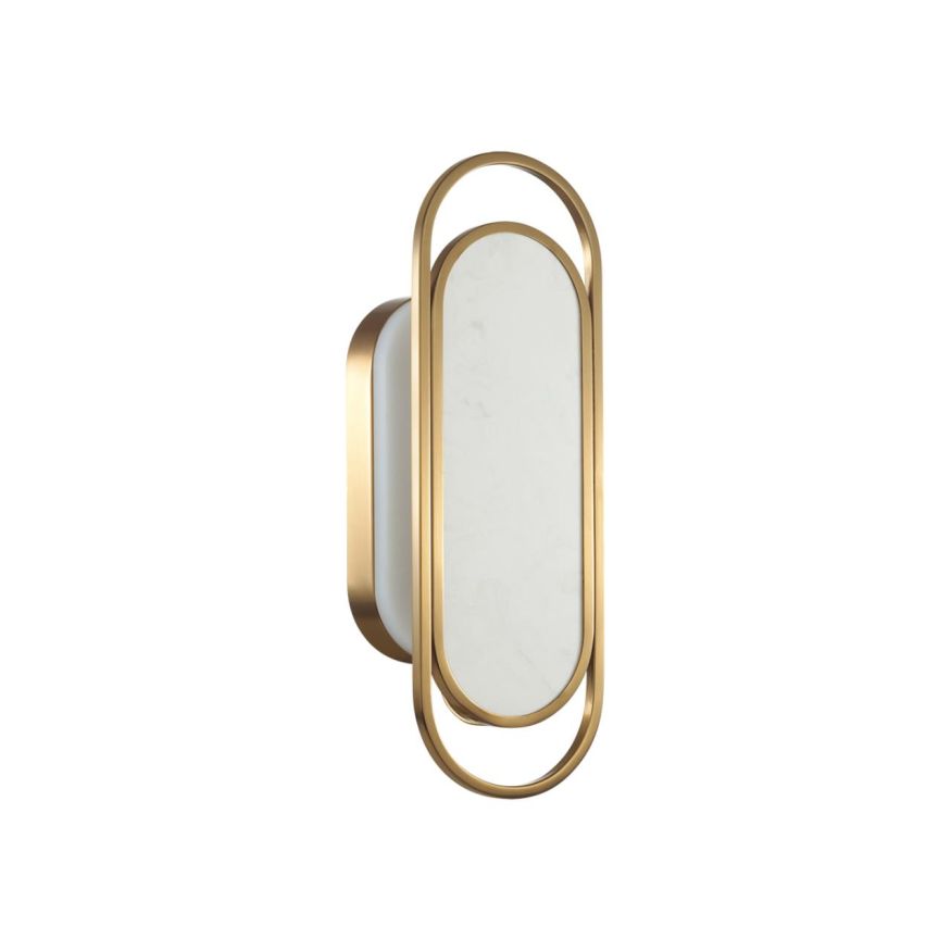 Настенный ODEON LIGHT 7066/12WL MILANO бежевый/бронзовый
