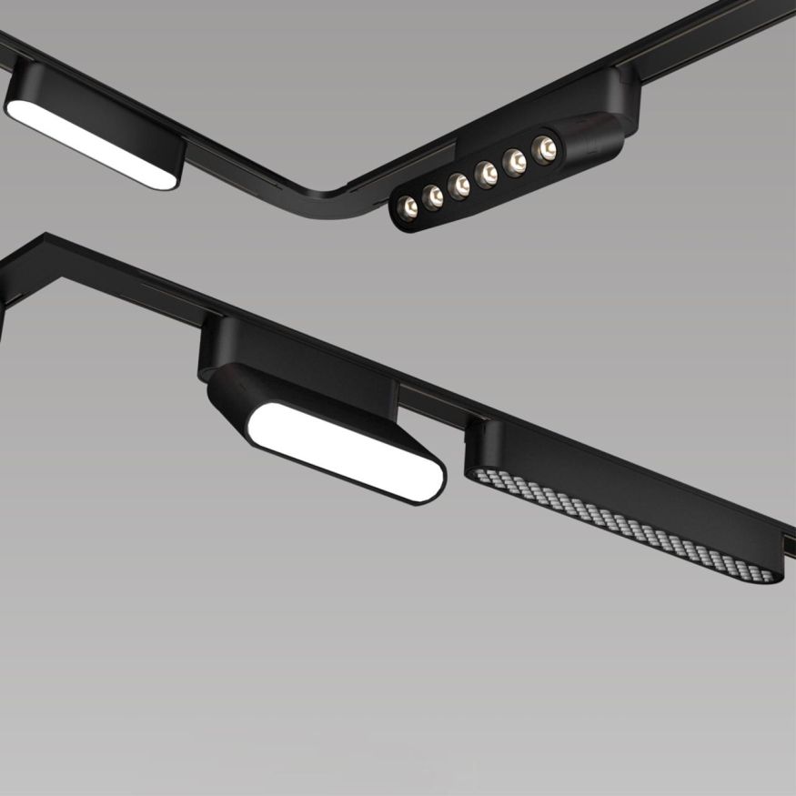 Трековый светильник для низковольтного шинопровода NOVOTECH 359080 SMAL черный