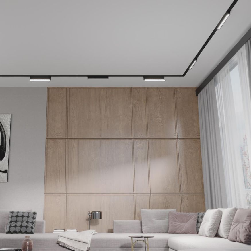 Трековый светильник для низковольтного шинопровода NOVOTECH 359080 SMAL черный