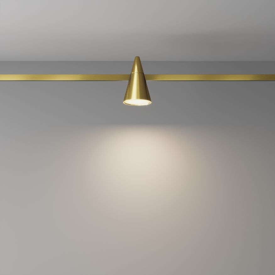 Трековый светильник Technical TR146-1-5W4K-BS MAYTONI Keila Латунь