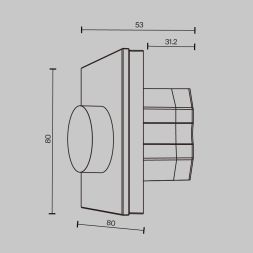 Роторная панель управления Lighting control 721034 Lighting control Панели управления Черный