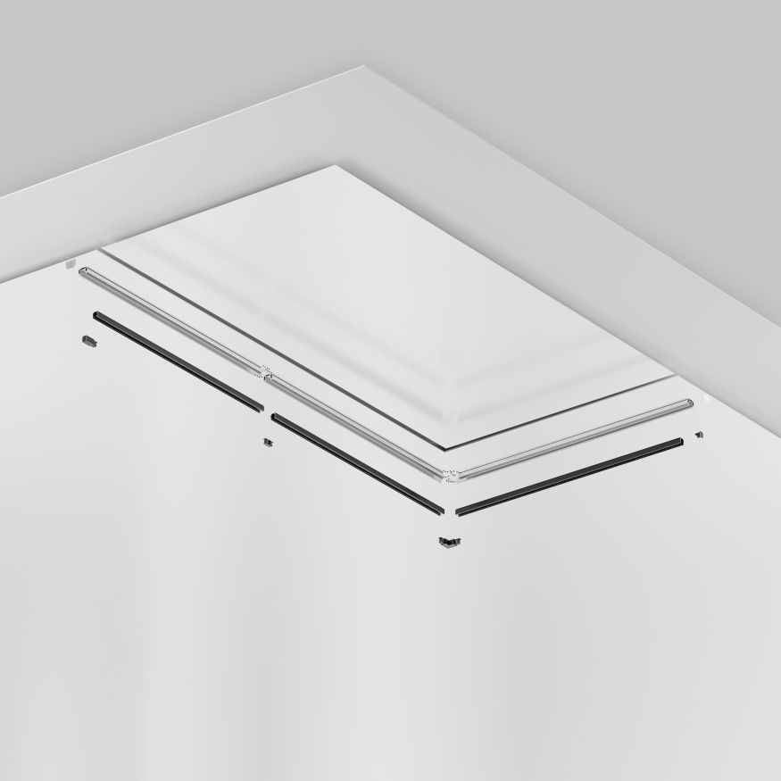 Профиль Technical TRA005MP-312S MAYTONI Accessories for tracks Trinity Серебро