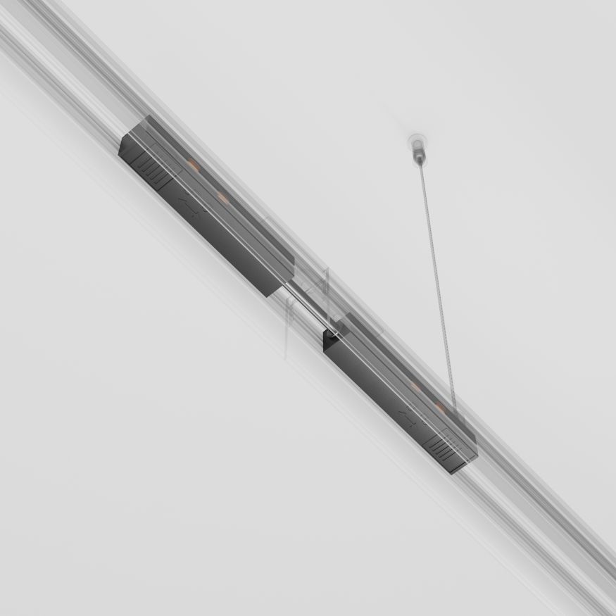 Комплектующие для систем освещения с токоведущими элементами Technical TRA034CPC-42B-5 MAYTONI Accessories for tracks Exility Черный