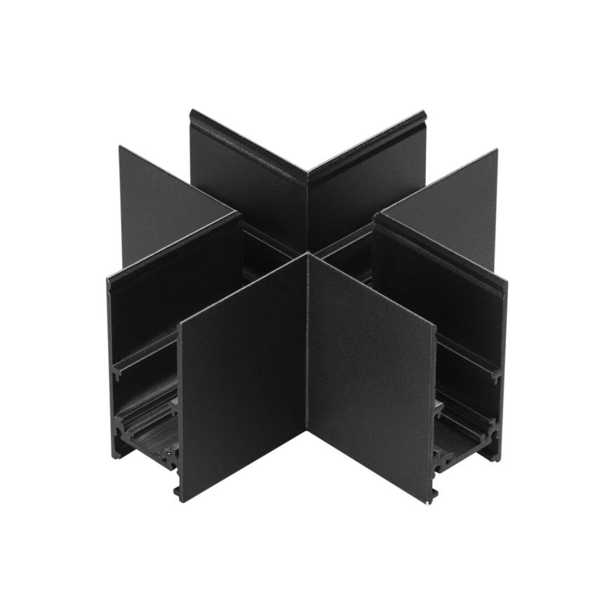 Соединитель для низковольтного шинопровода &quot;X-образный&quot; NOVOTECH 135172 FLUM черный