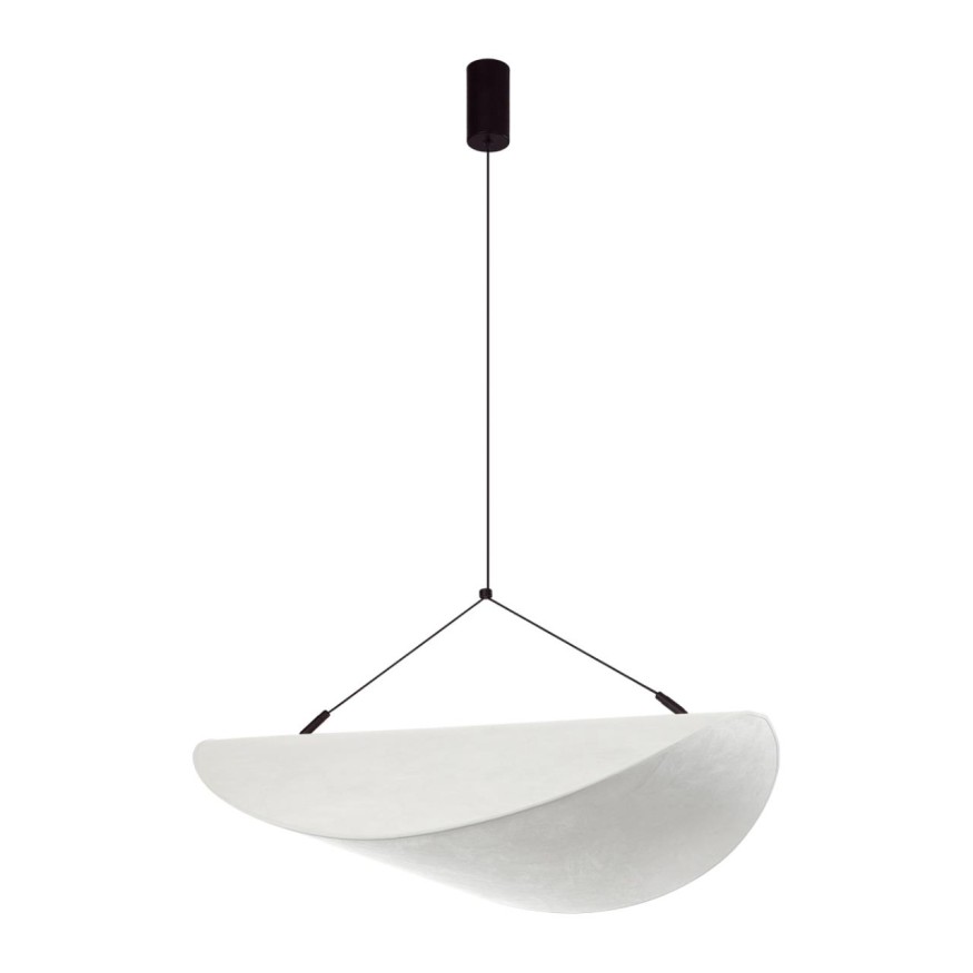 Подвесной ODEON LIGHT 7067/36L SILK черный/белый