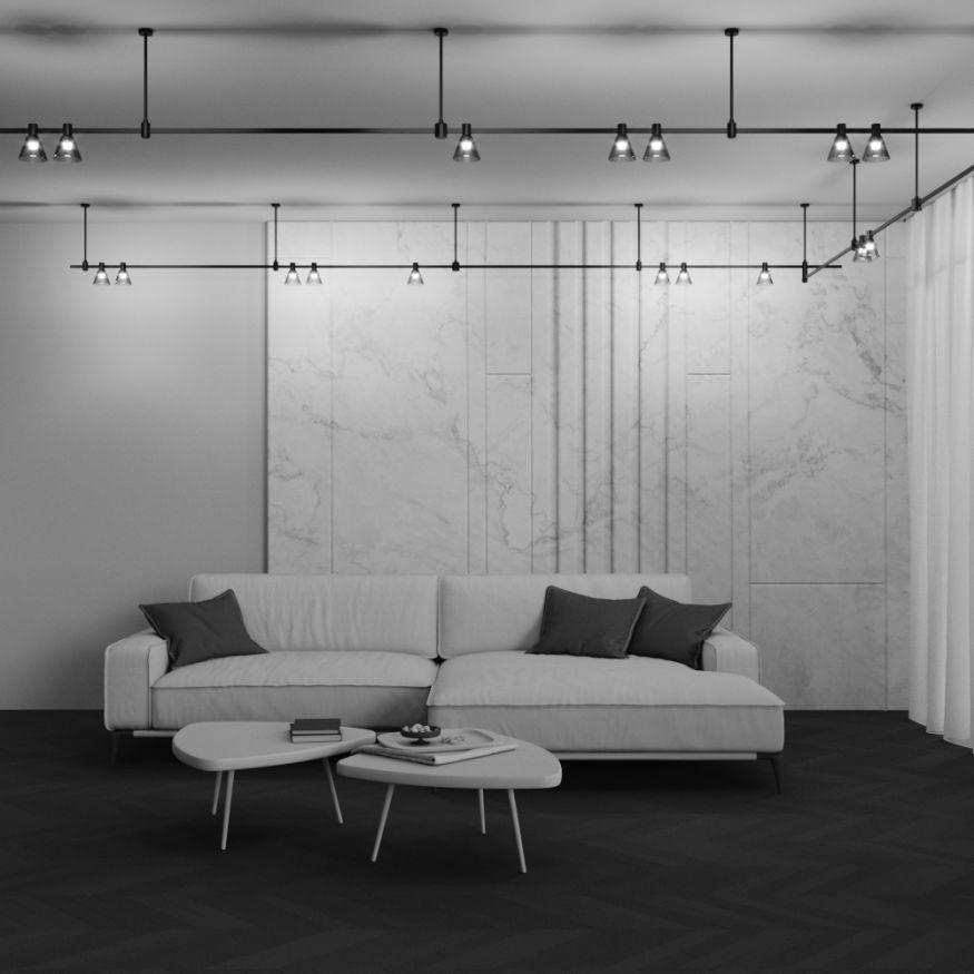 Трековый светильник Technical TR147-1-3W4K-B MAYTONI Bianca Черный