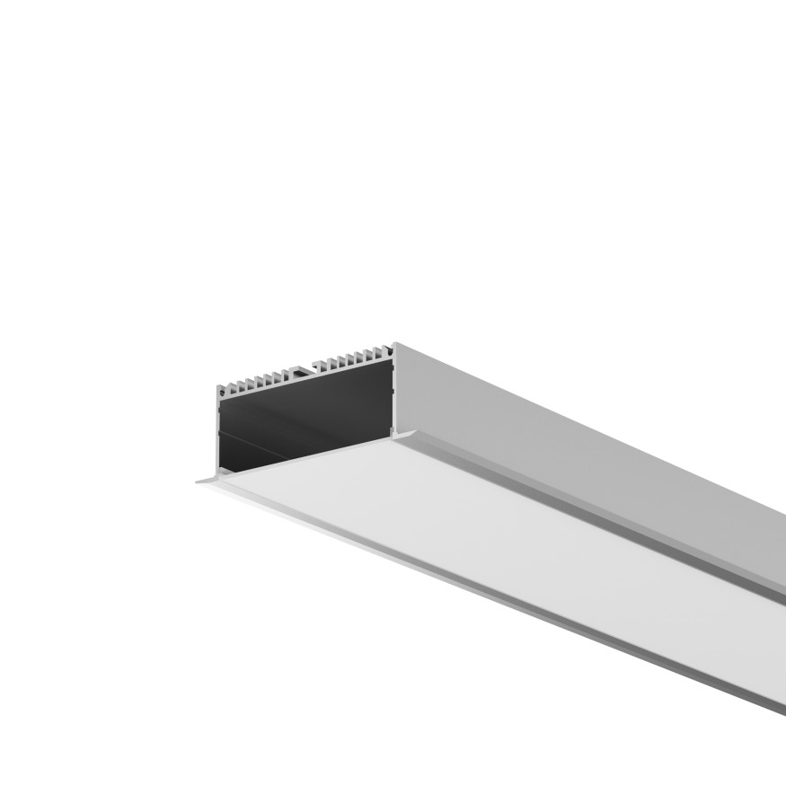 Профиль Led Strip 632007 MAYTONI Встраиваемый с накладным фланцем профиль Серебро