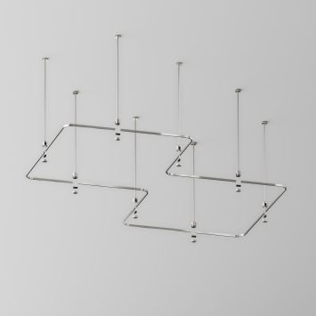 Комплектующие для систем освещения с токоведущими элементами Technical TRX154-RC80-PT MAYTONI Accessories for tracks Flarity Платина