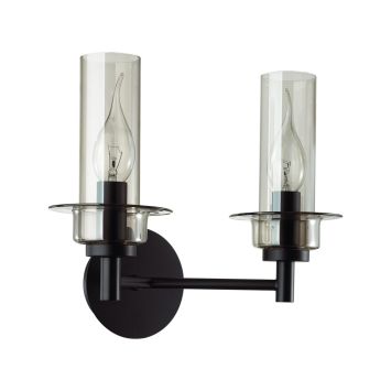Бра LUMION 6555/2W MADONNA черный, дымчатый