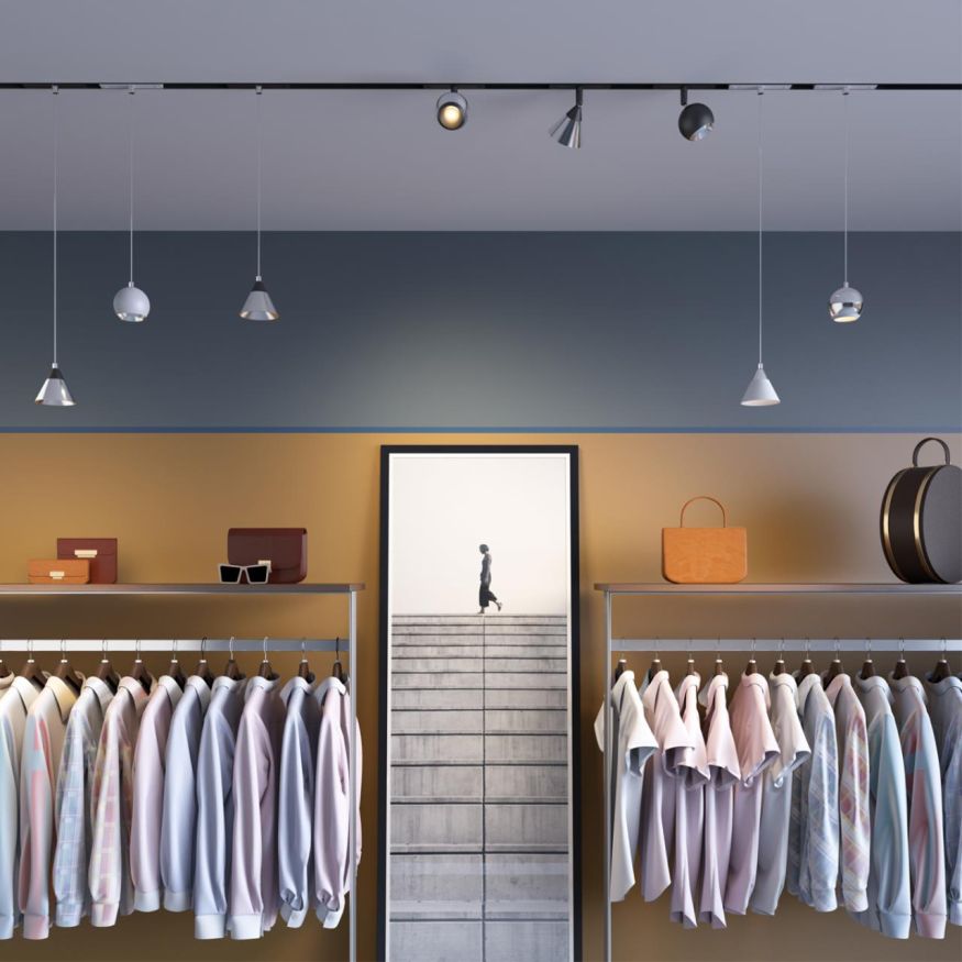 Трековый светильник для низковольного шинопровода NOVOTECH 358393 FLUM черный/хром