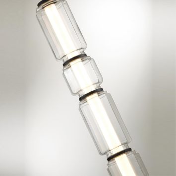 Торшер ODEON LIGHT EXCLUSIVE 5409/53FL JAM черный/прозрачный