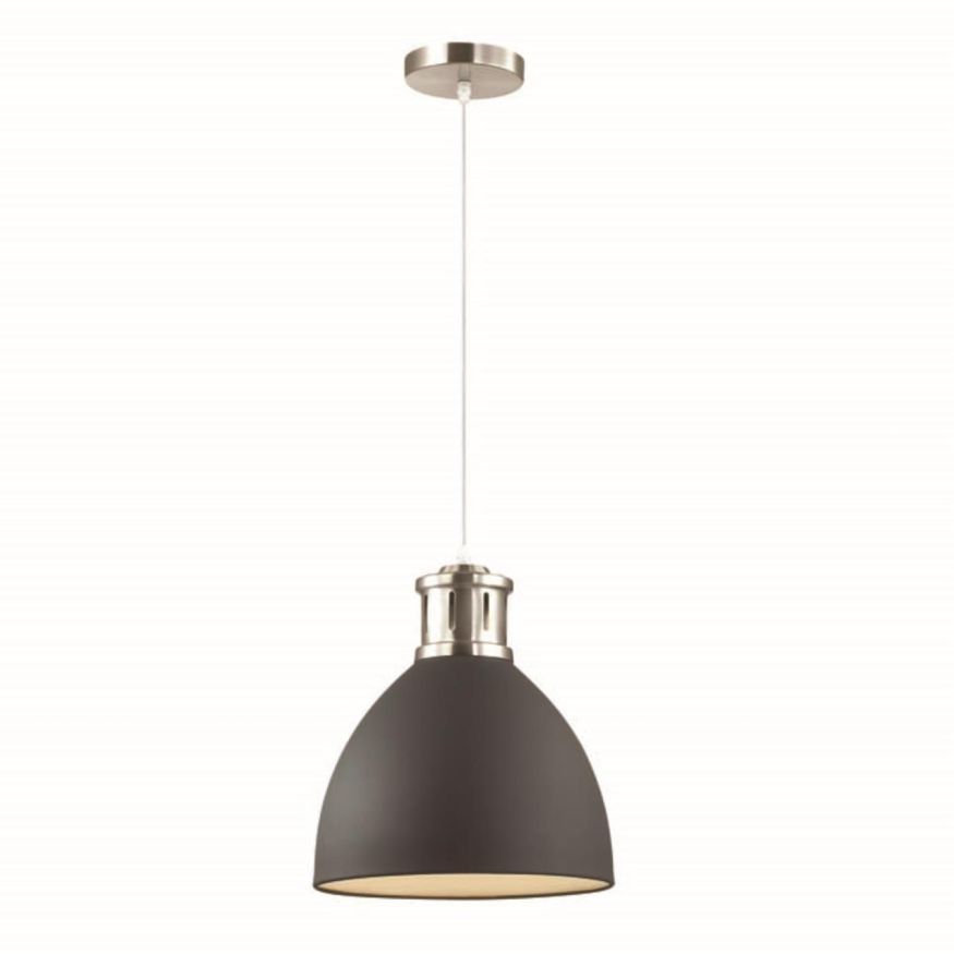 Подвес ODEON LIGHT 3321/1 VIOLA темн.серый/никель