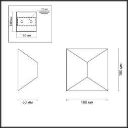 Настенный светильник ODEON LIGHT 3909/10WL TIBRO белый