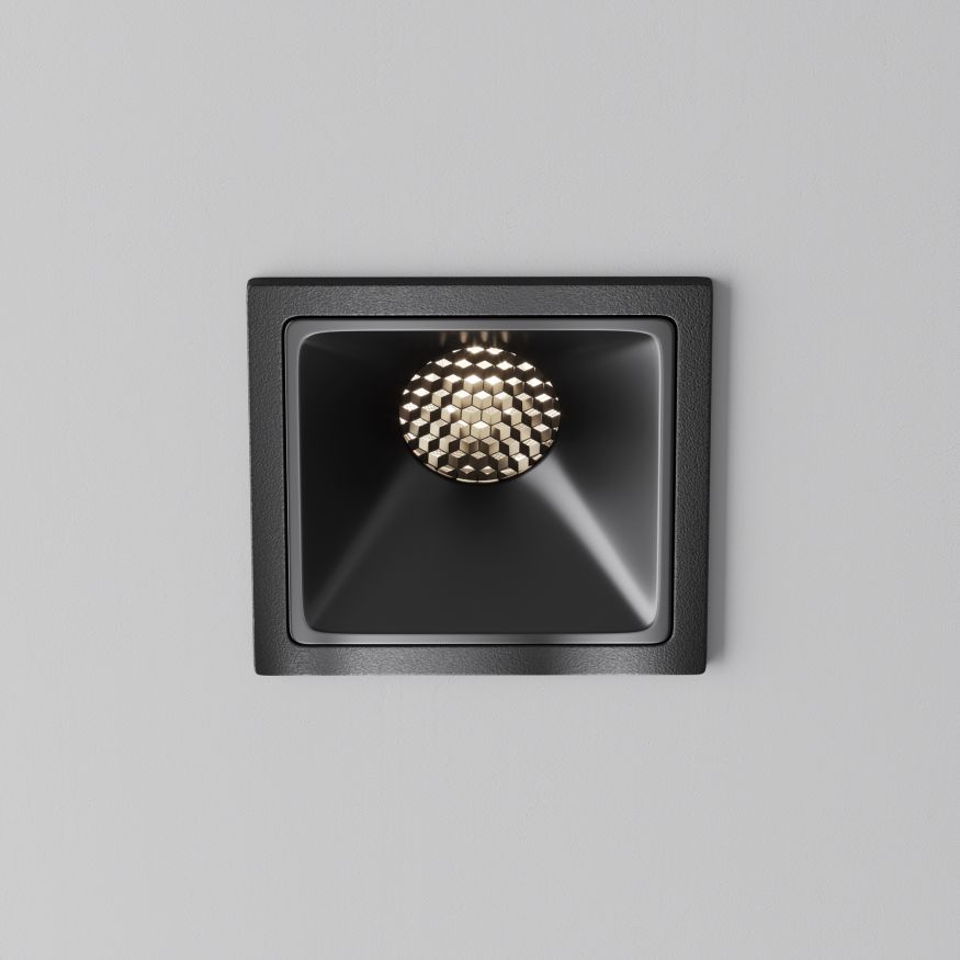 Встраиваемый светильник Technical DL043-01-10W4K-SQ-B-1 MAYTONI Alfa LED Черный