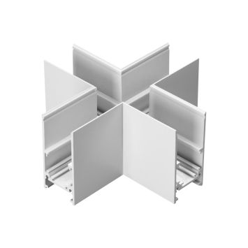 Соединитель для низковольтного шинопровода &quot;X-образный&quot; NOVOTECH 135171 FLUM белый