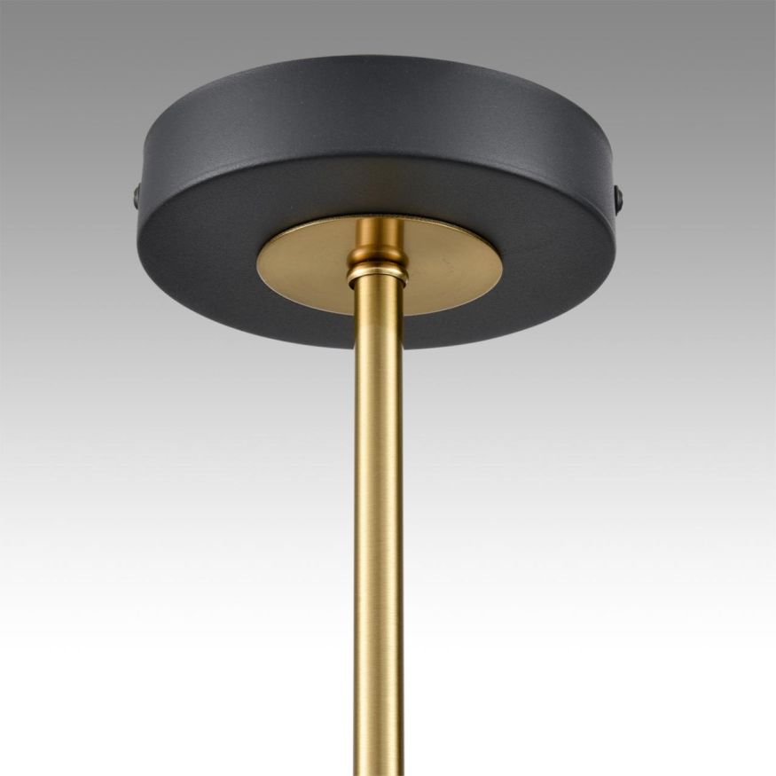 Люстра потолочная LUMION 8240/6C LANIKA черный, латунь