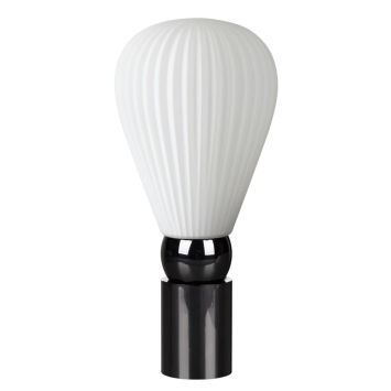 Настольная лампа ODEON LIGHT EXCLUSIVE 5418/1T Elica черный хром/белый матовый
