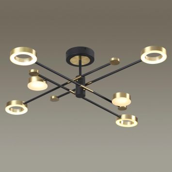 Потолочный светильник ODEON LIGHT 4321/55CL DENZEL черный