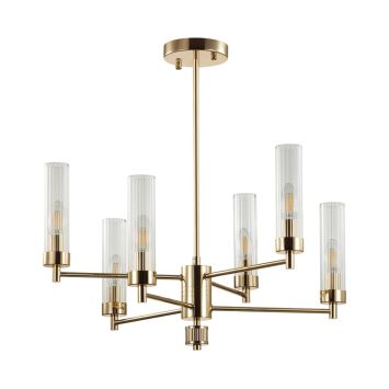Люстра потолочная LUMION 5274/6C KAMILLA золотой