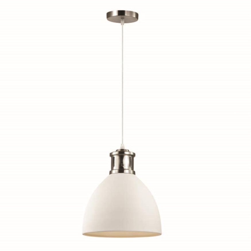 Подвес ODEON LIGHT 3323/1 VIOLA белый/никель