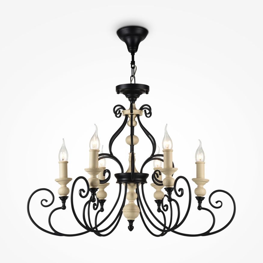 Люстра Maytoni H631-PL-06-B Maytoni Karina Черный