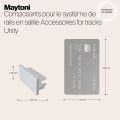 Комплектующие для накладной трековой системы Technical TRA001EC-11W MAYTONI Accessories for tracks Unity Белый